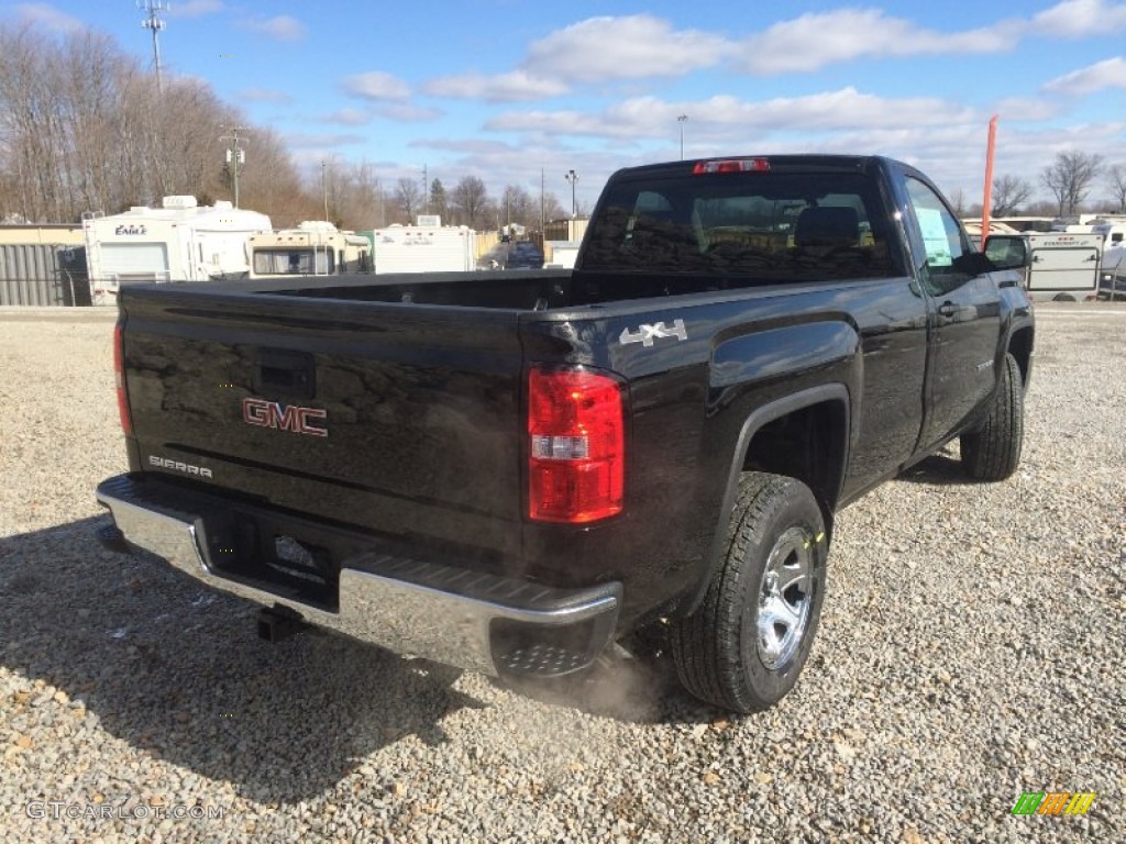 Onyx Black 2015 GMC Sierra 1500 Regular Cab 4x4 Exterior Photo #101147671
