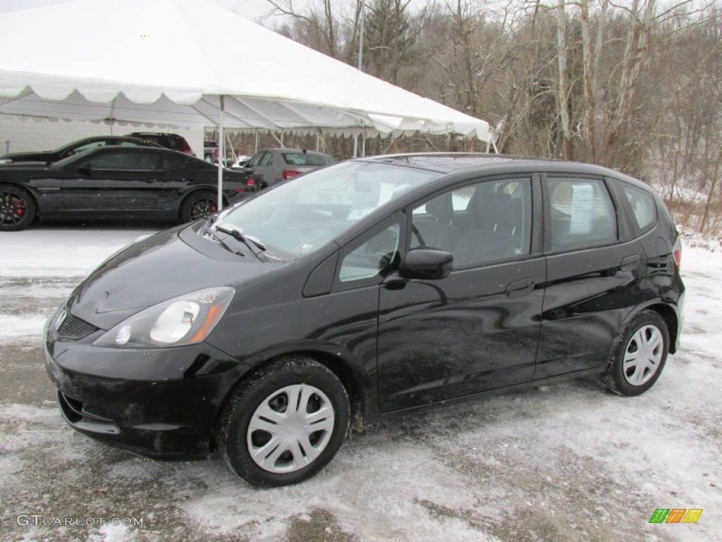 2011 Fit  - Crystal Black Pearl / Gray photo #1