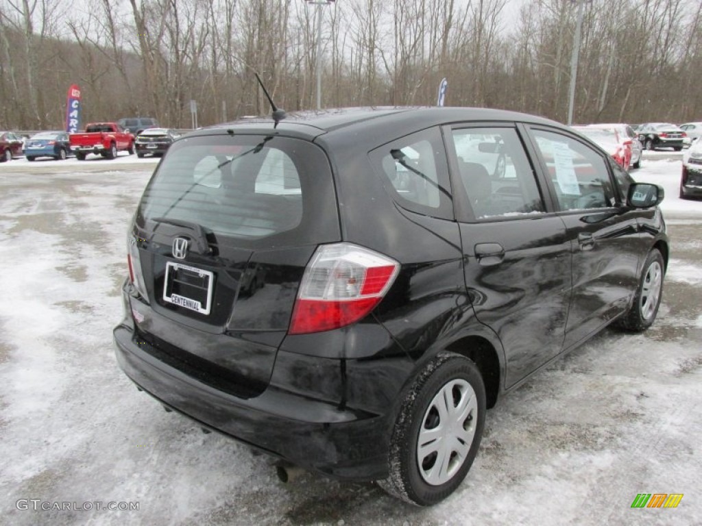 2011 Fit  - Crystal Black Pearl / Gray photo #6
