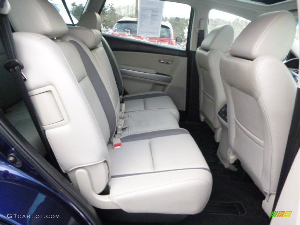2011 CX-9 Grand Touring AWD - Stormy Blue Mica / Sand photo #11