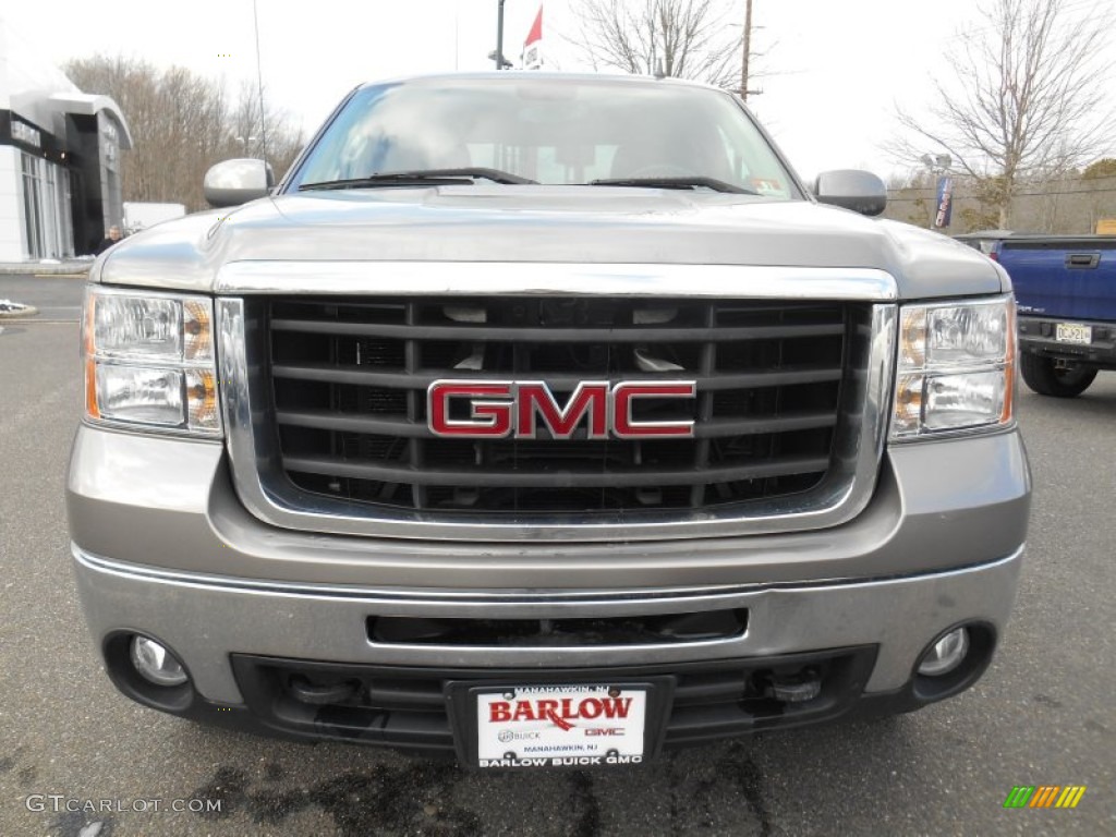 2008 Sierra 2500HD SLT Extended Cab 4x4 - Steel Gray Metallic / Ebony photo #2