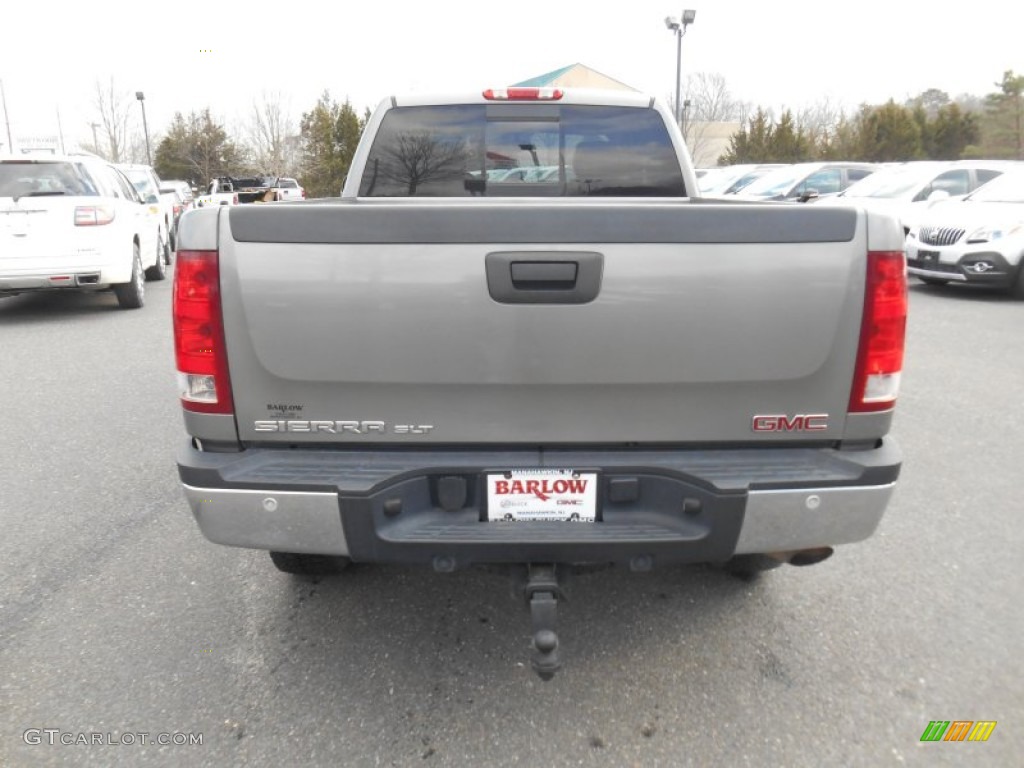 2008 Sierra 2500HD SLT Extended Cab 4x4 - Steel Gray Metallic / Ebony photo #5