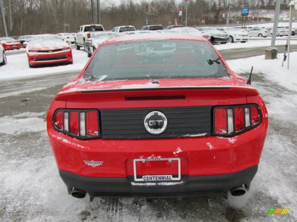 2012 Mustang GT Coupe - Race Red / Brick Red/Cashmere photo #5