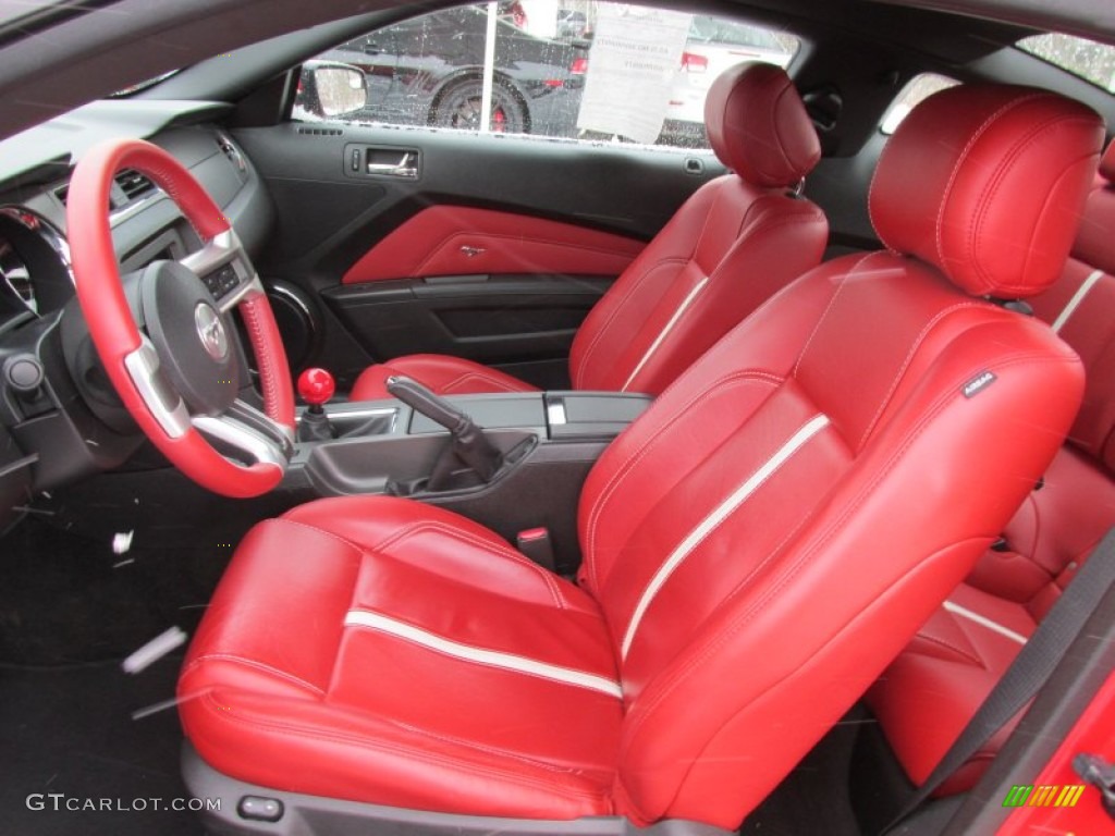 Brick Red/Cashmere Interior 2012 Ford Mustang GT Coupe Photo #101149735