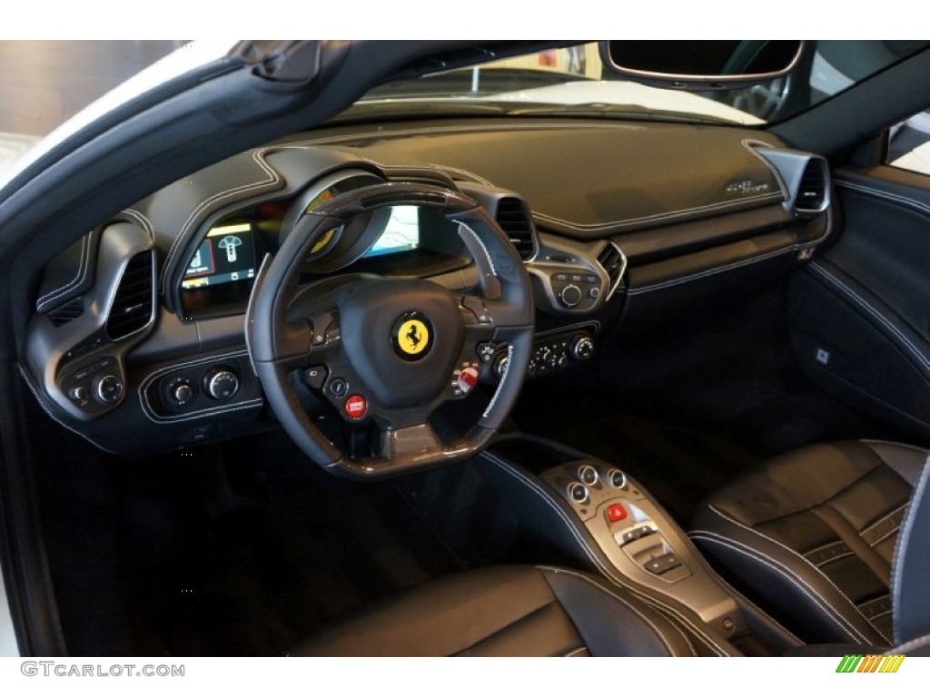 Nero Interior 2015 Ferrari 458 Spider Photo #101149809