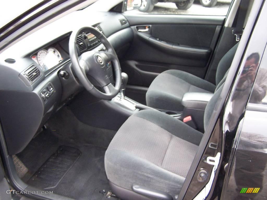 2006 Corolla S - Black Sand Pearl / Dark Charcoal photo #6