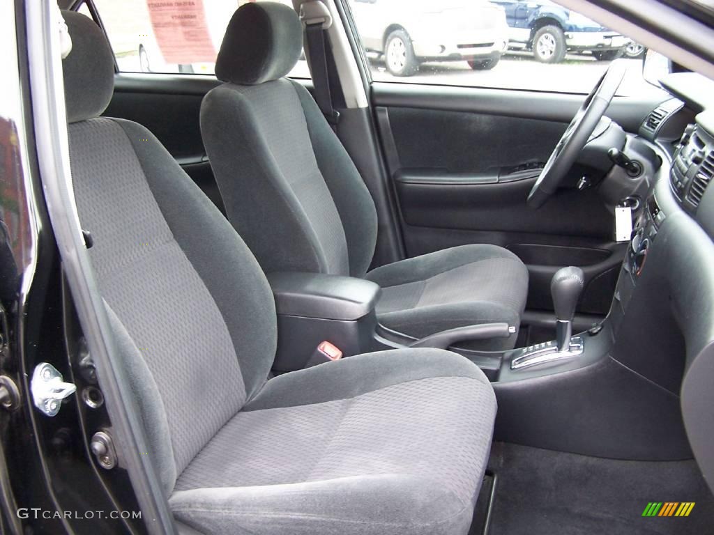 2006 Corolla S - Black Sand Pearl / Dark Charcoal photo #9