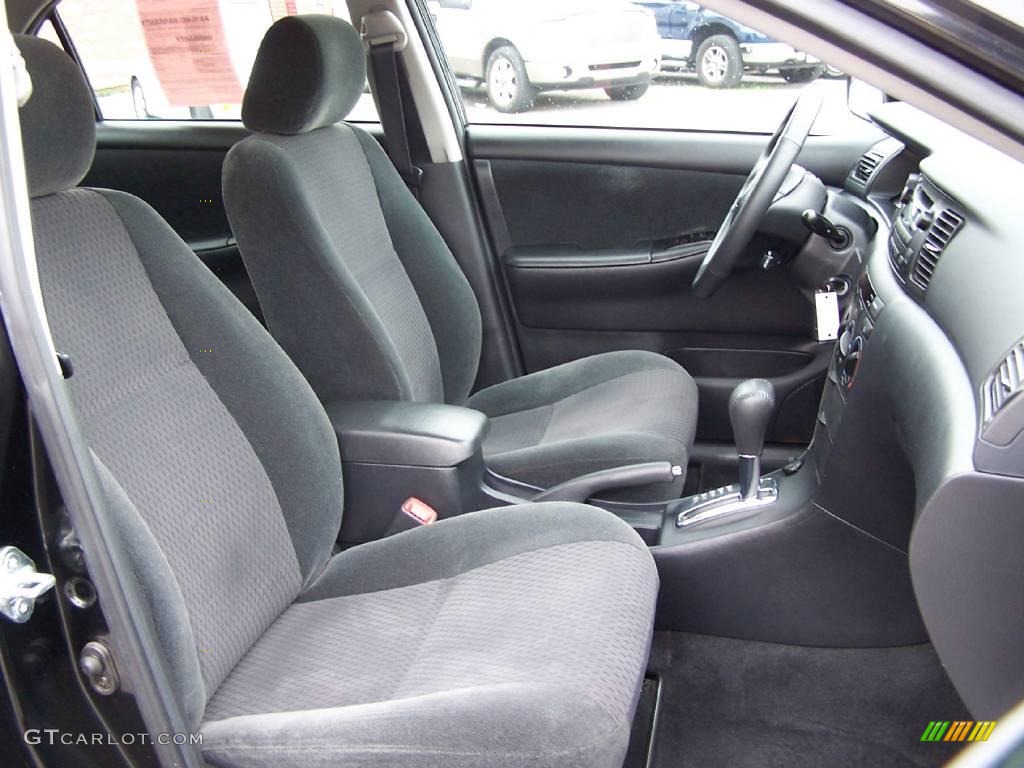 2006 Corolla S - Black Sand Pearl / Dark Charcoal photo #10