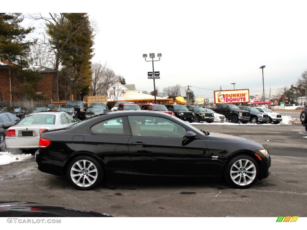 2007 3 Series 335i Convertible - Black Sapphire Metallic / Coral Red/Black photo #7