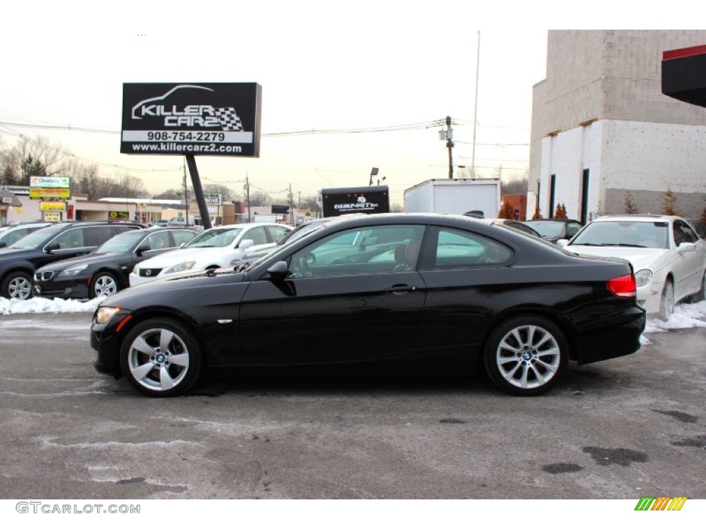 2007 3 Series 335i Convertible - Black Sapphire Metallic / Coral Red/Black photo #10
