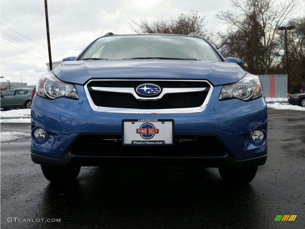 2015 XV Crosstrek 2.0i Premium - Quartz Blue Pearl / Ivory photo #2