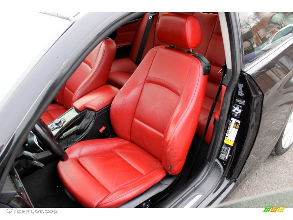 Coral Red/Black Interior 2007 BMW 3 Series 335i Convertible Photo #101151782