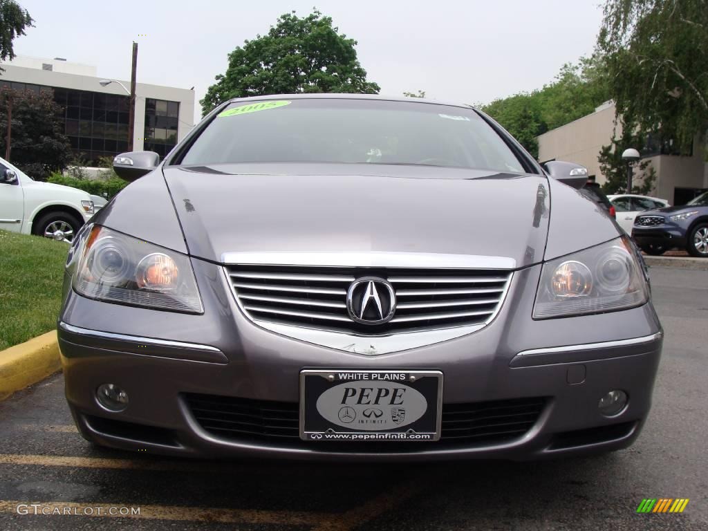 2005 RL 3.5 AWD Sedan - Lakeshore Silver Metallic / Ebony photo #2