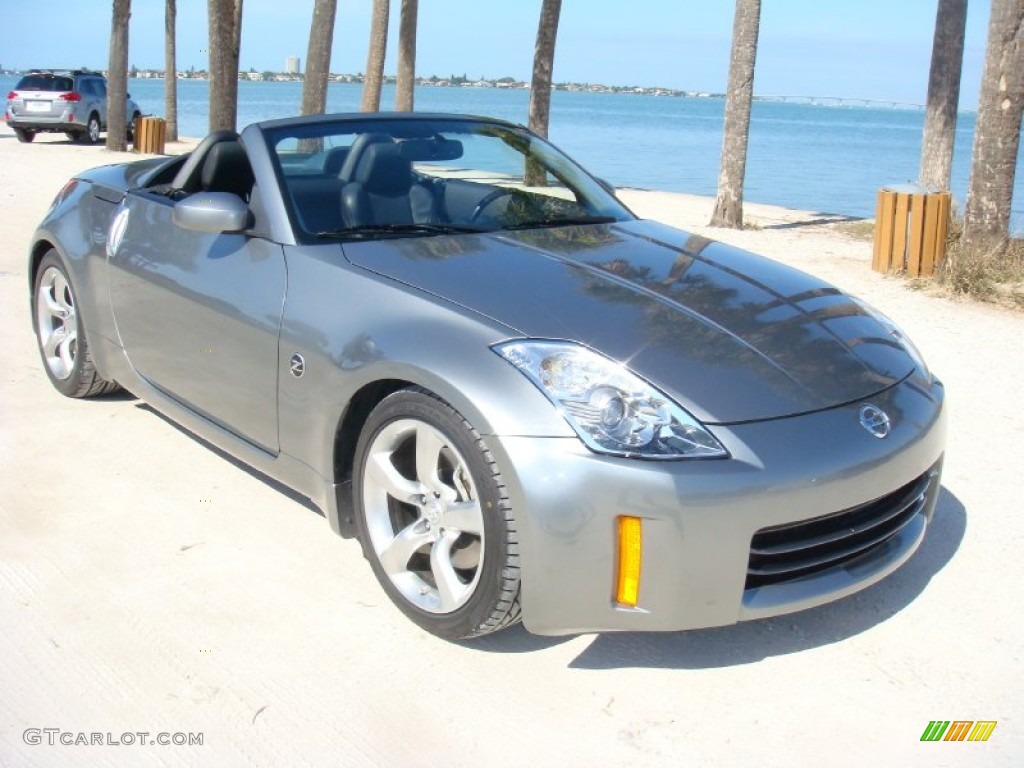 2006 350Z Touring Roadster - Silverstone Metallic / Charcoal Leather photo #1