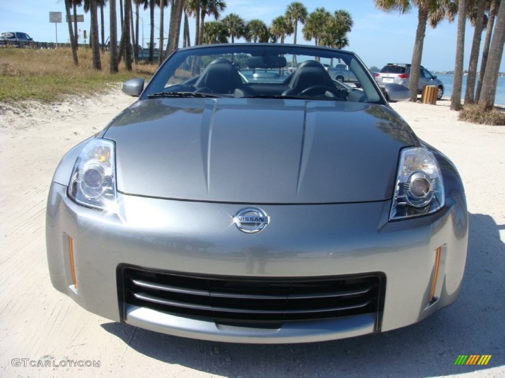2006 350Z Touring Roadster - Silverstone Metallic / Charcoal Leather photo #2