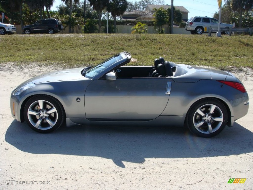 2006 350Z Touring Roadster - Silverstone Metallic / Charcoal Leather photo #4