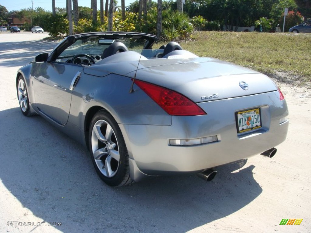 2006 350Z Touring Roadster - Silverstone Metallic / Charcoal Leather photo #5