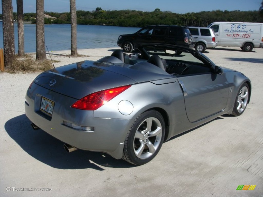 2006 350Z Touring Roadster - Silverstone Metallic / Charcoal Leather photo #7