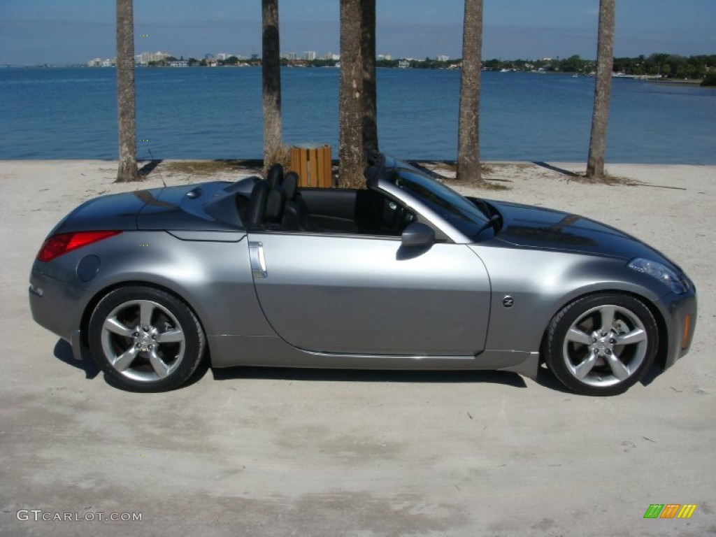 2006 350Z Touring Roadster - Silverstone Metallic / Charcoal Leather photo #8