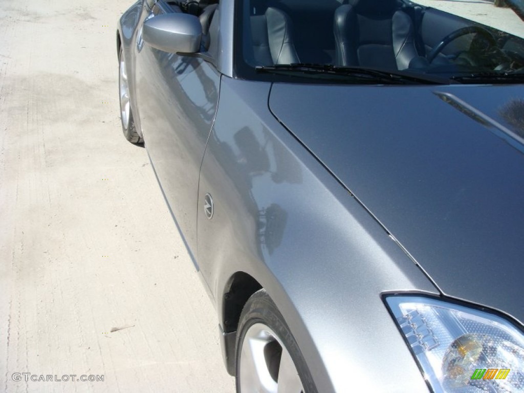 2006 350Z Touring Roadster - Silverstone Metallic / Charcoal Leather photo #9