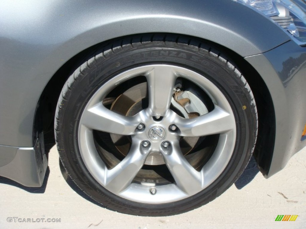2006 350Z Touring Roadster - Silverstone Metallic / Charcoal Leather photo #18
