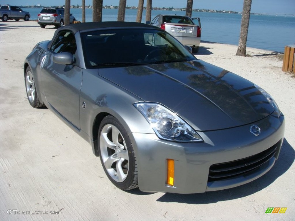 2006 350Z Touring Roadster - Silverstone Metallic / Charcoal Leather photo #19