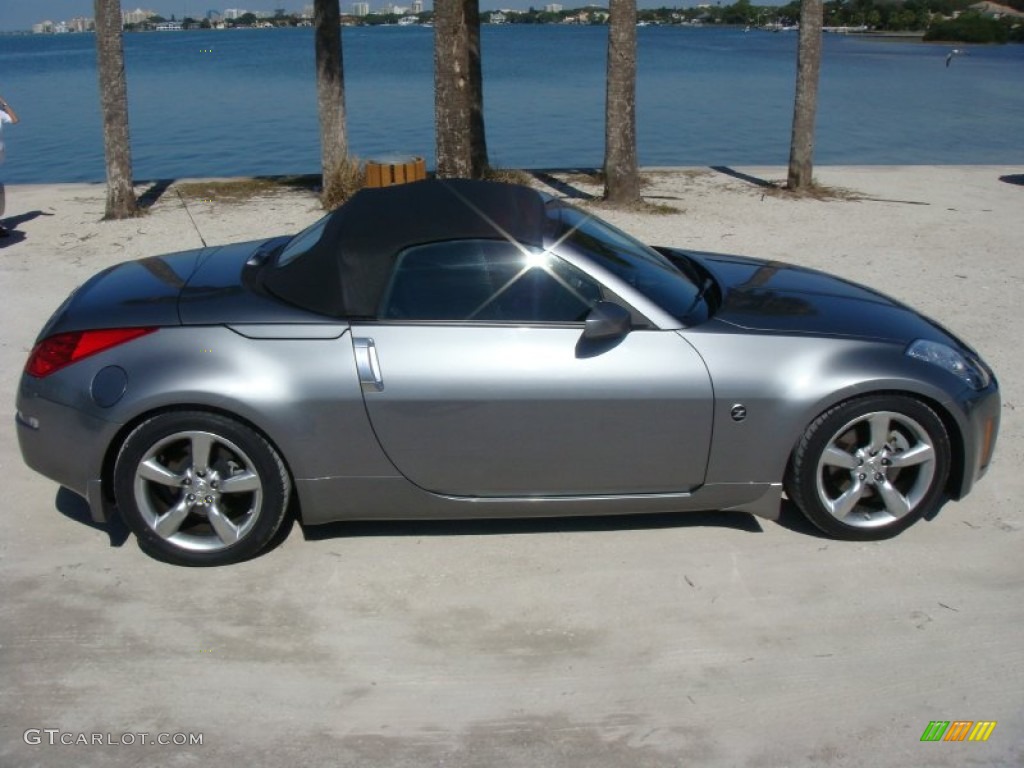 2006 350Z Touring Roadster - Silverstone Metallic / Charcoal Leather photo #20