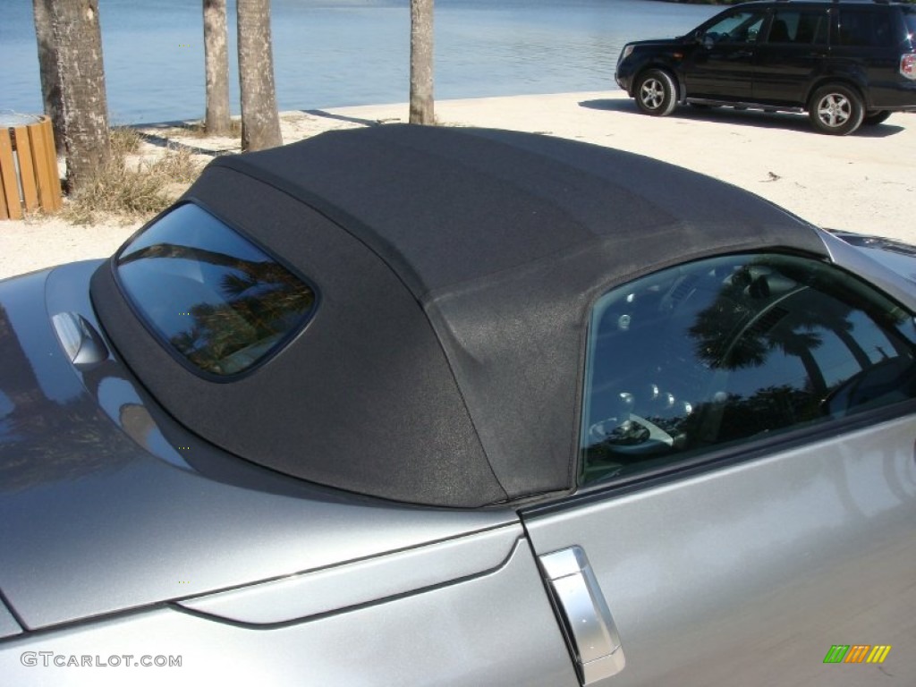 2006 350Z Touring Roadster - Silverstone Metallic / Charcoal Leather photo #21