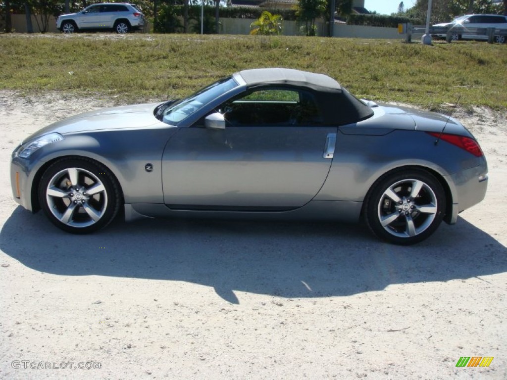 2006 350Z Touring Roadster - Silverstone Metallic / Charcoal Leather photo #25