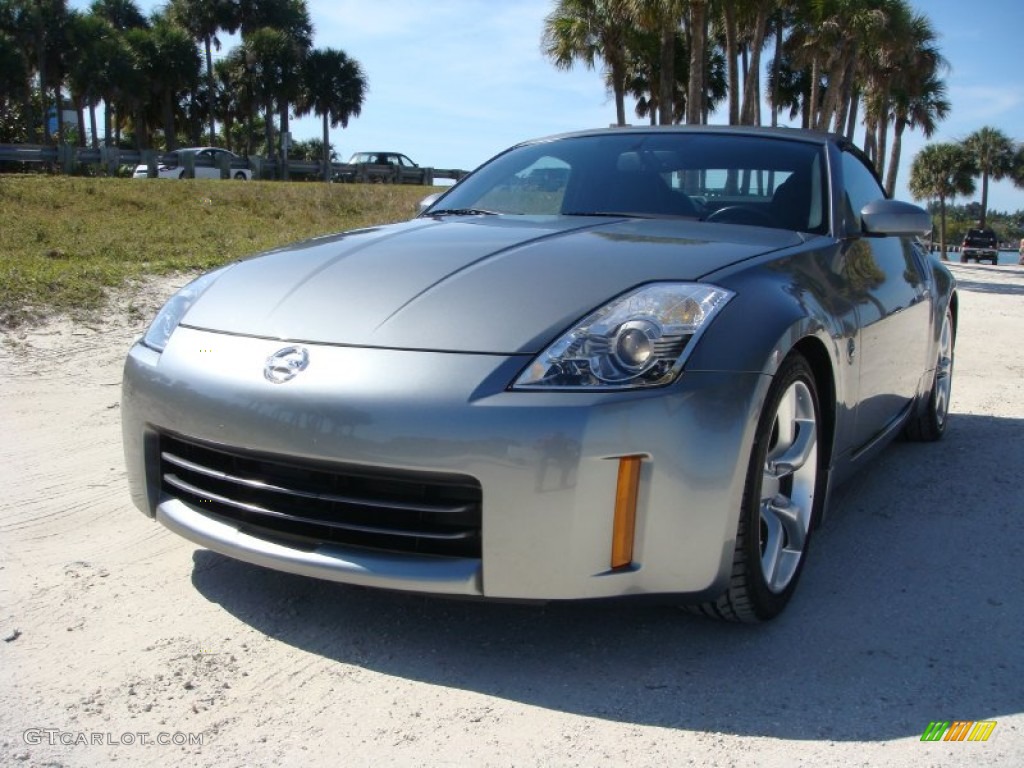 2006 350Z Touring Roadster - Silverstone Metallic / Charcoal Leather photo #30
