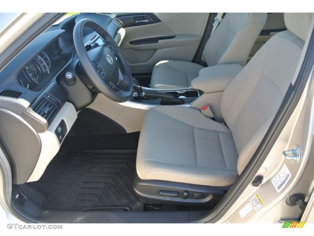 2014 Accord EX-L V6 Sedan - Champagne Frost Pearl / Ivory photo #8
