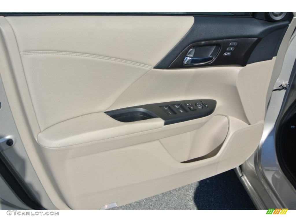 2014 Accord EX-L V6 Sedan - Champagne Frost Pearl / Ivory photo #9