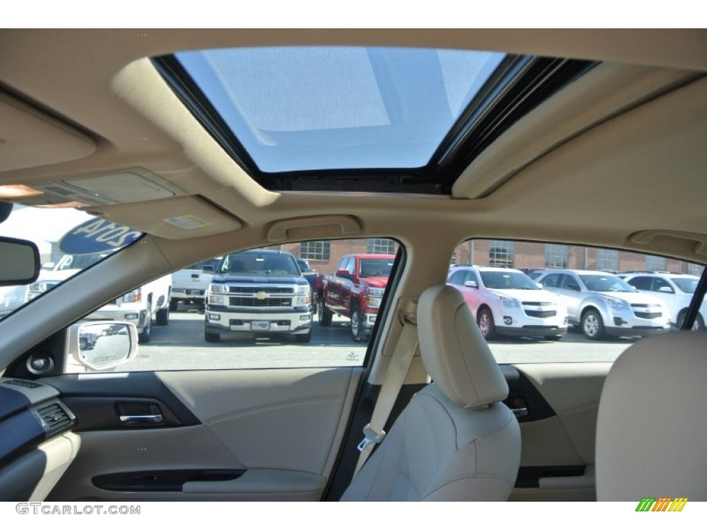 2014 Accord EX-L V6 Sedan - Champagne Frost Pearl / Ivory photo #10