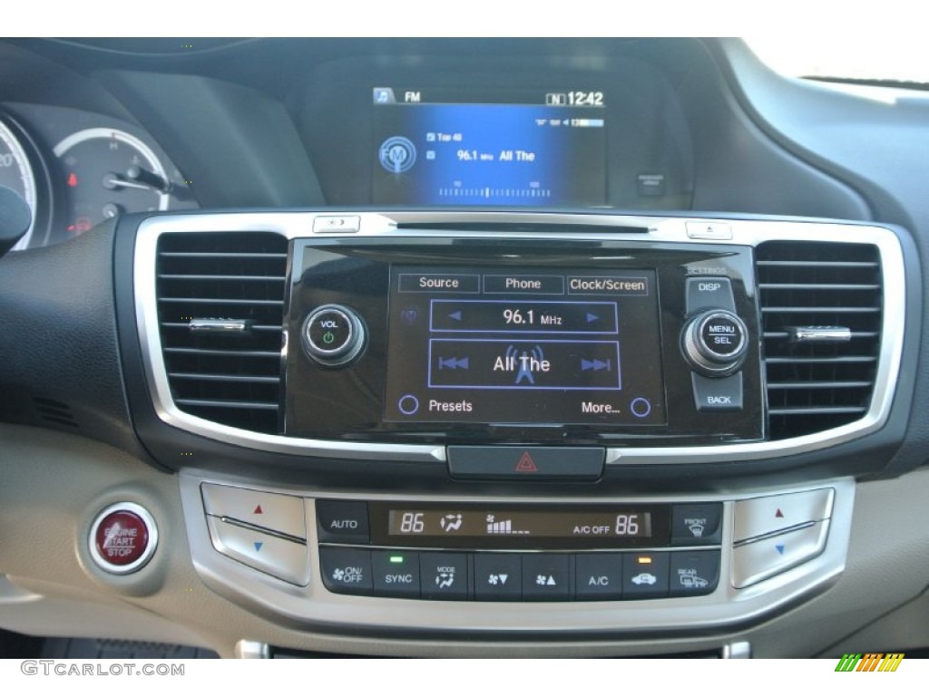 2014 Accord EX-L V6 Sedan - Champagne Frost Pearl / Ivory photo #15