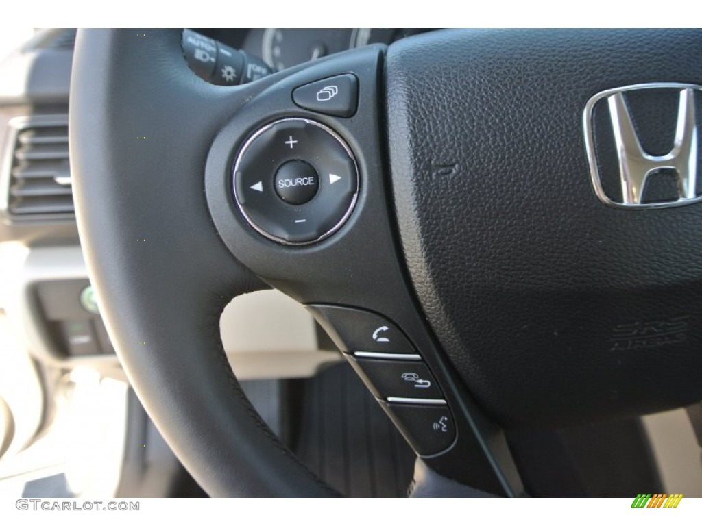 2014 Accord EX-L V6 Sedan - Champagne Frost Pearl / Ivory photo #17