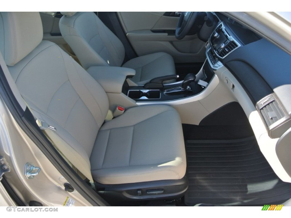 2014 Accord EX-L V6 Sedan - Champagne Frost Pearl / Ivory photo #21