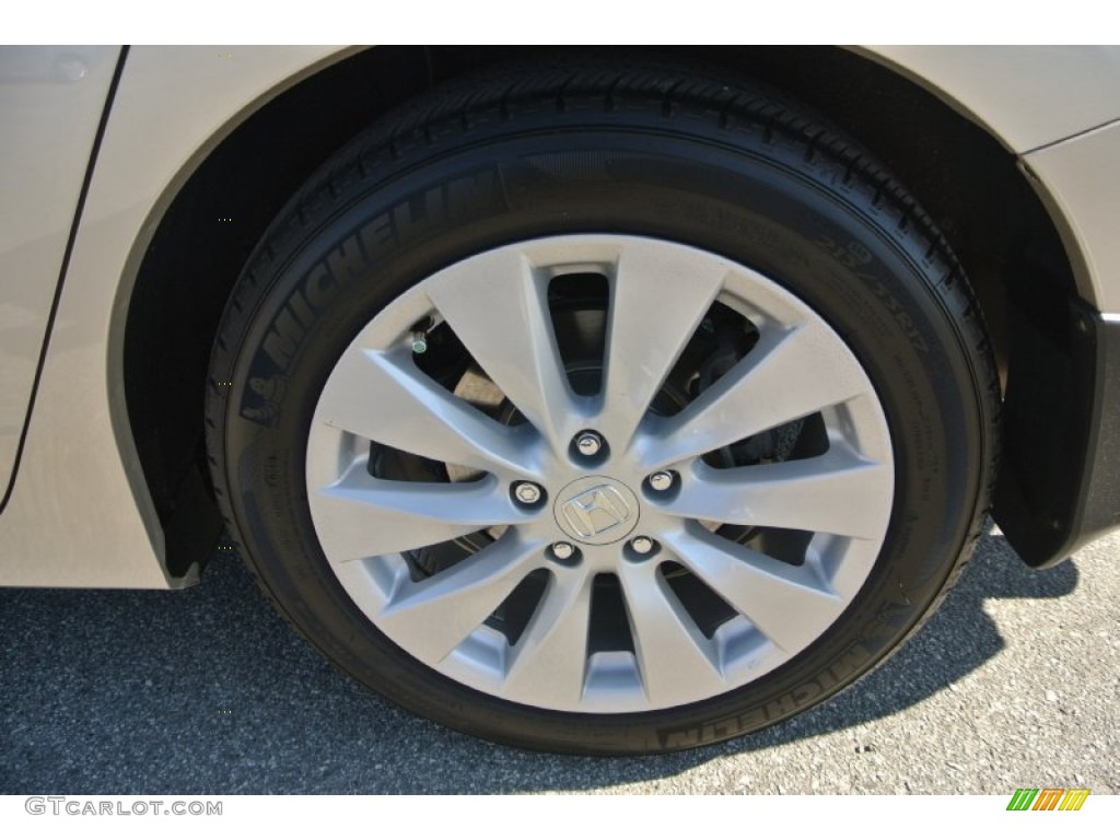 2014 Accord EX-L V6 Sedan - Champagne Frost Pearl / Ivory photo #25