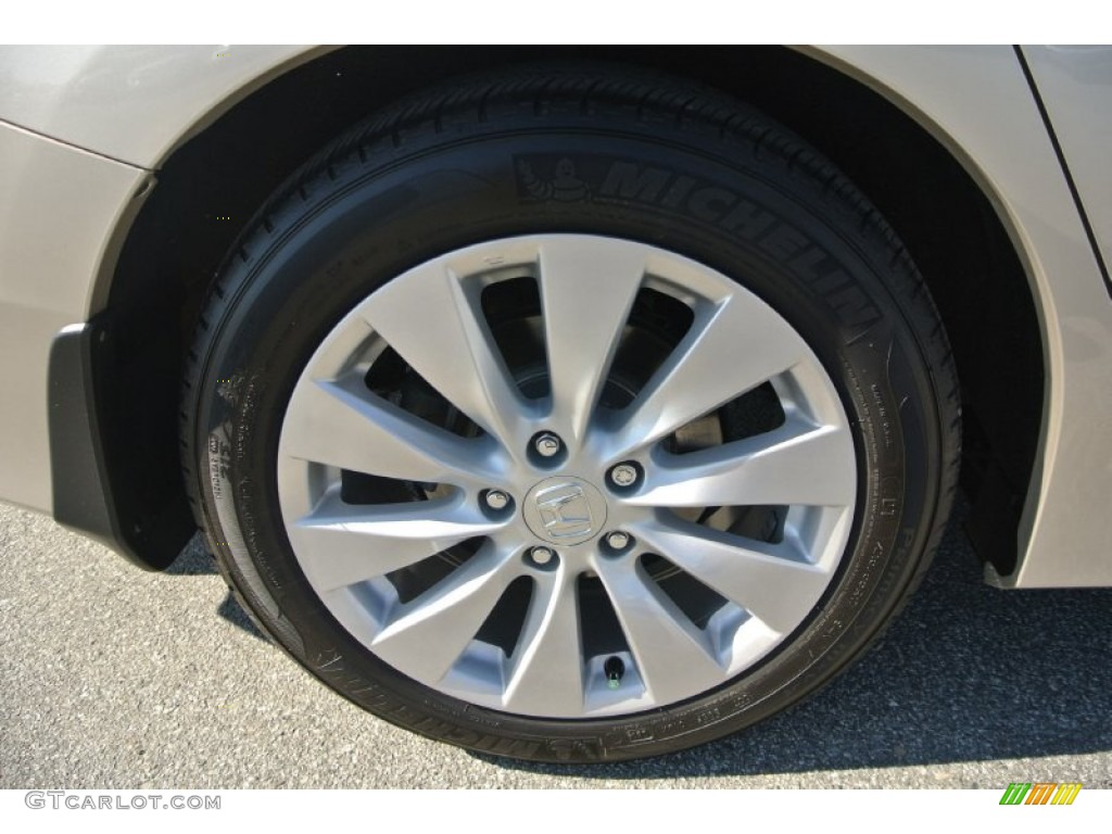 2014 Accord EX-L V6 Sedan - Champagne Frost Pearl / Ivory photo #26