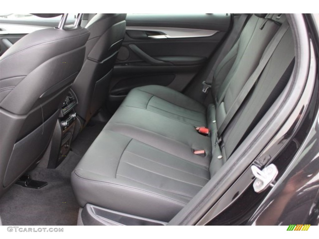2015 BMW X6 xDrive35i Rear Seat Photos