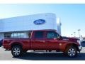 2015 Ruby Red Ford F250 Super Duty Lariat Crew Cab 4x4  photo #2