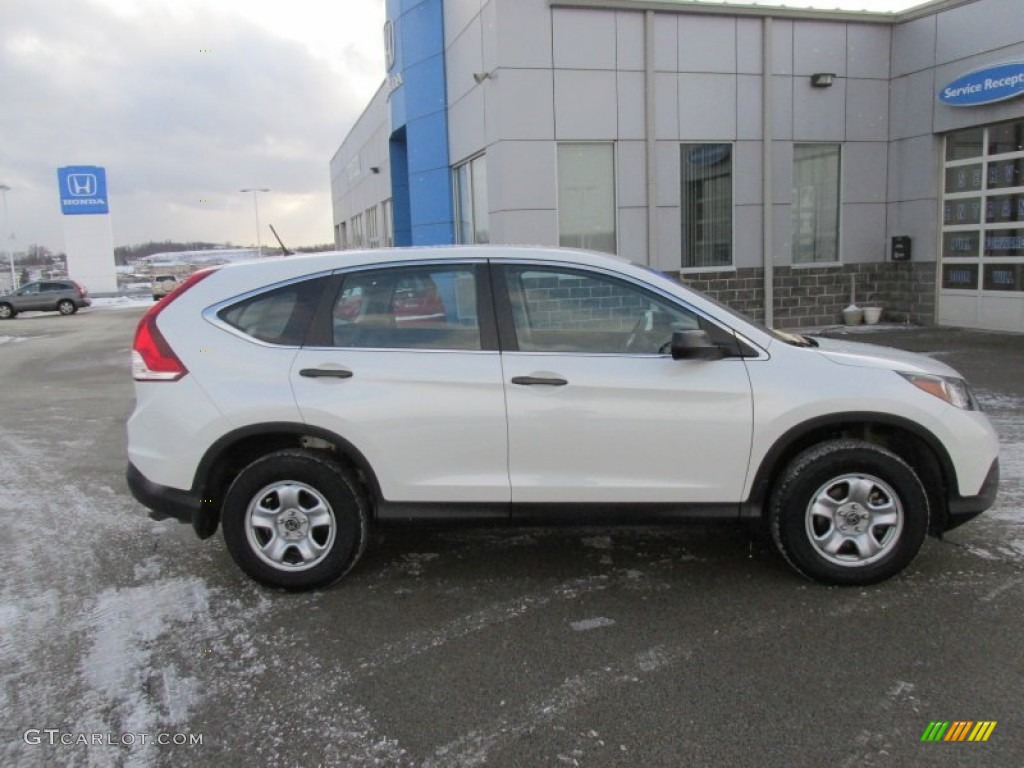 2014 CR-V LX AWD - White Diamond Pearl / Gray photo #2