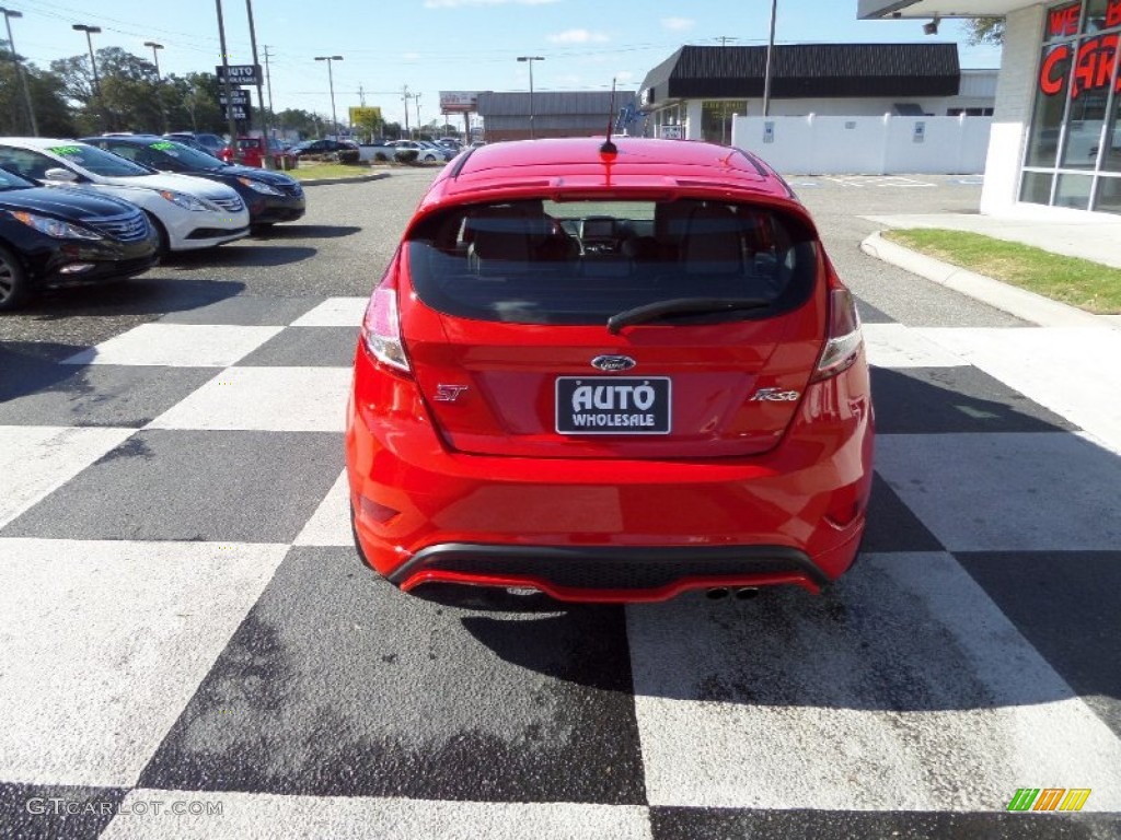 2014 Fiesta ST Hatchback - Race Red / ST Charcoal Black photo #4
