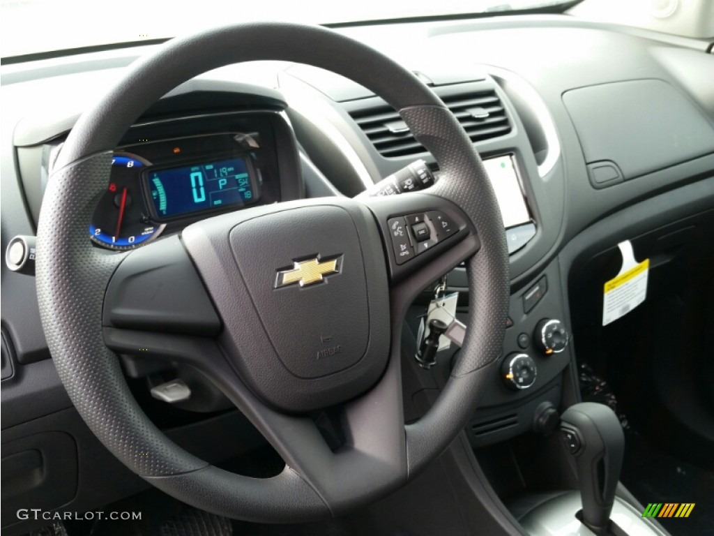 2015 Chevrolet Trax LS Jet Black Steering Wheel Photo #101161858