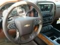 2015 Chevrolet Silverado 2500HD High Country Saddle Interior Steering Wheel Photo