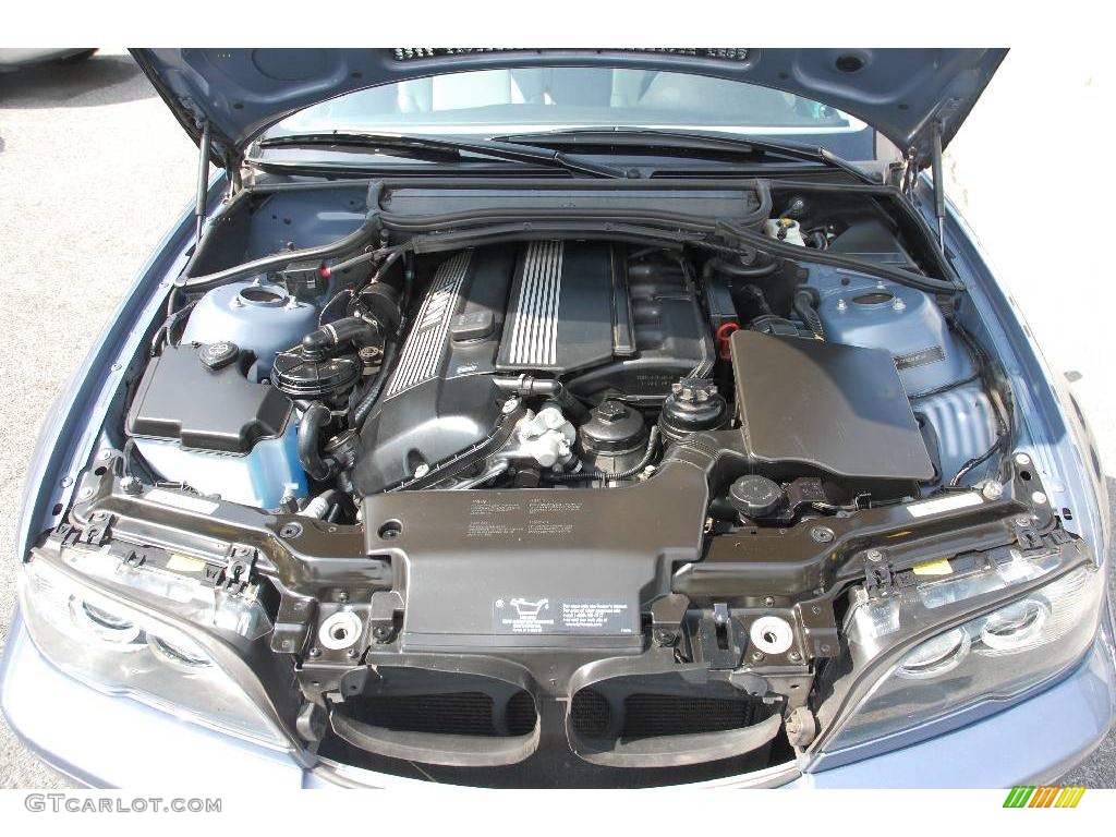 2005 3 Series 330i Coupe - Steel Blue Metallic / Grey photo #24