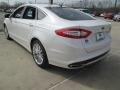 2015 White Platinum Metallic Ford Fusion SE  photo #8