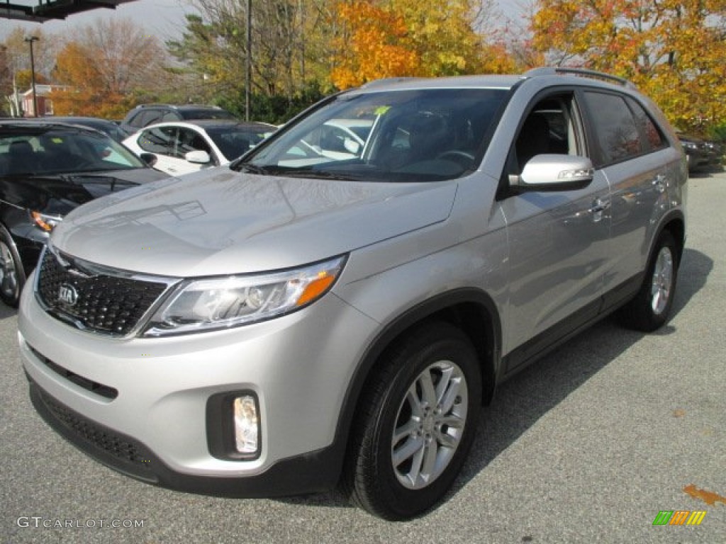 2014 Sorento LX V6 - Bright Silver / Black photo #1