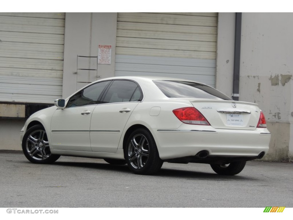 2007 RL 3.5 AWD Sedan - Premium White Pearl / Parchment photo #5