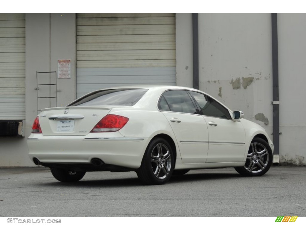 2007 RL 3.5 AWD Sedan - Premium White Pearl / Parchment photo #6