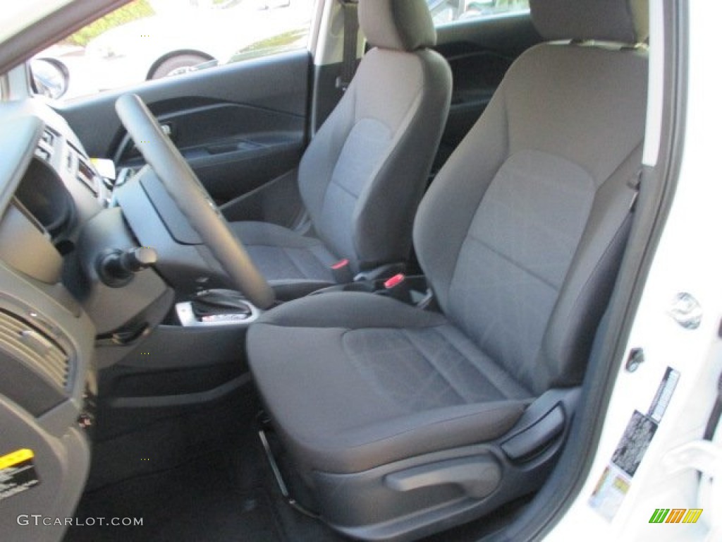 Black Interior 2015 Kia Rio LX Photo #101165505